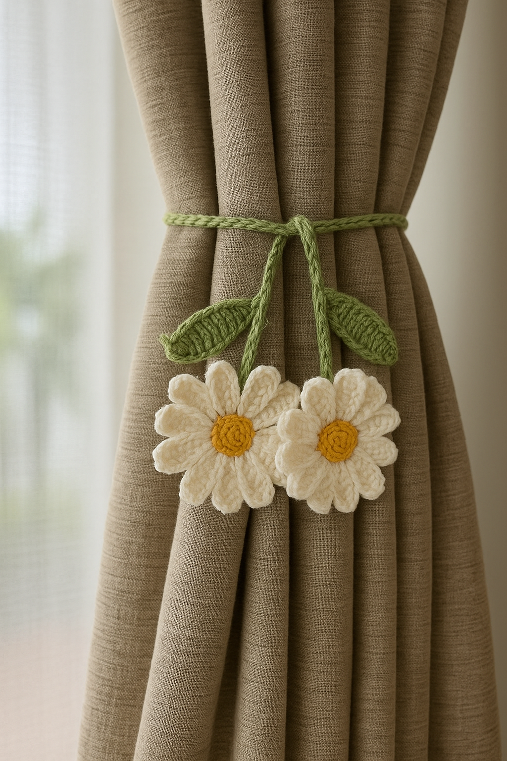 Daisy Curtain Tie