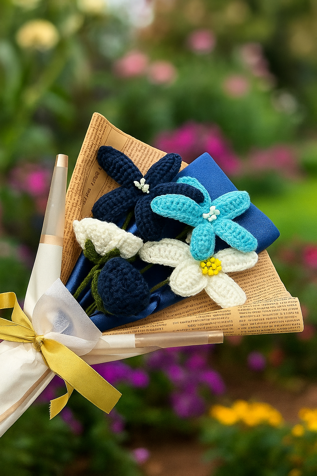 Blue Lily Bouquet