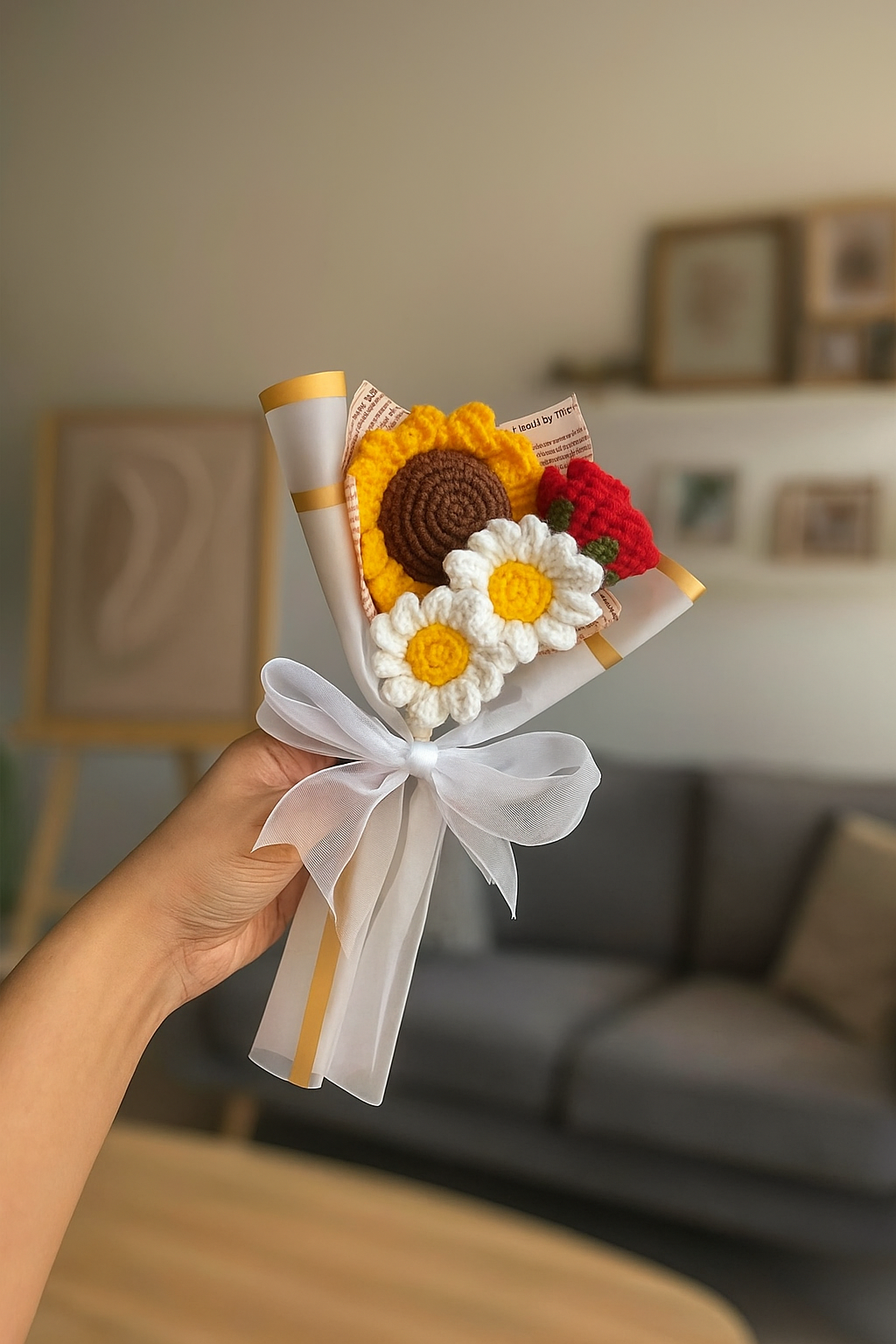 Sunflower Rose Daisy Bouquet