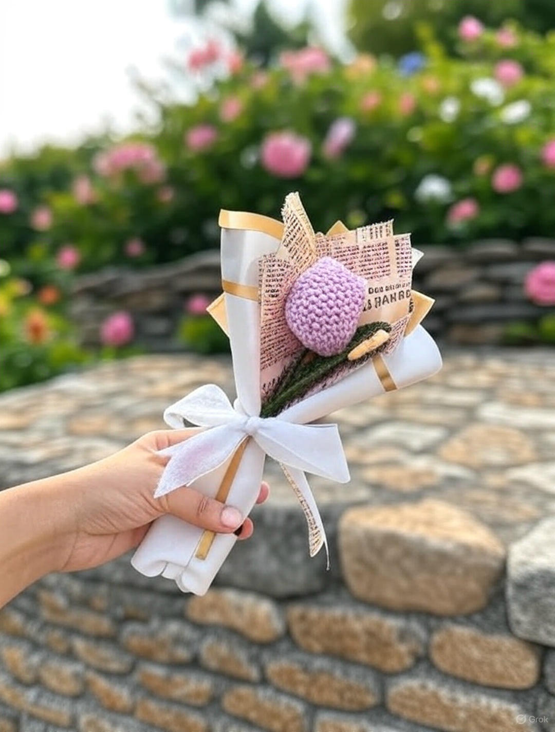 Single Tulip Bouquet