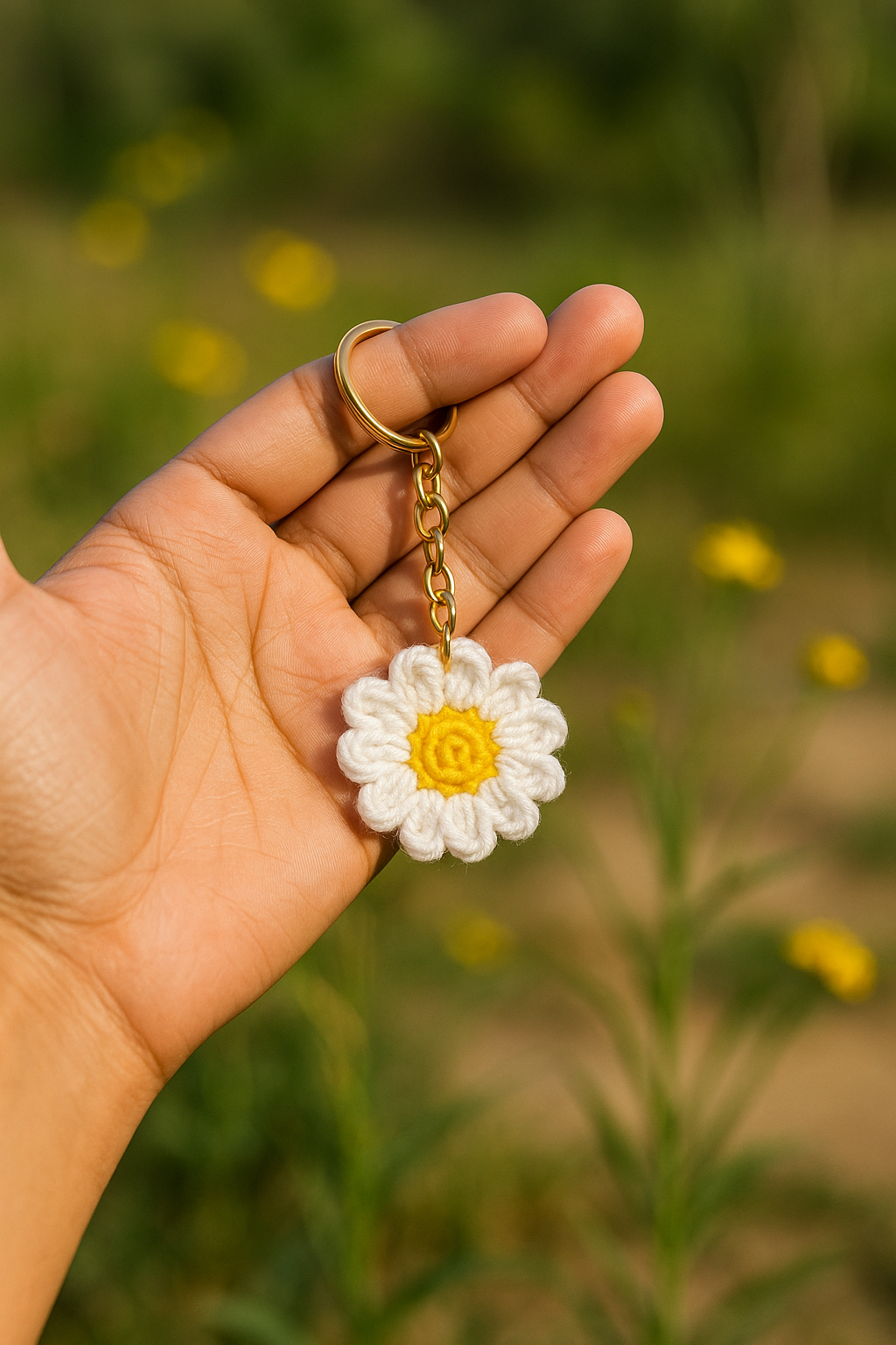 Daisy Keychain
