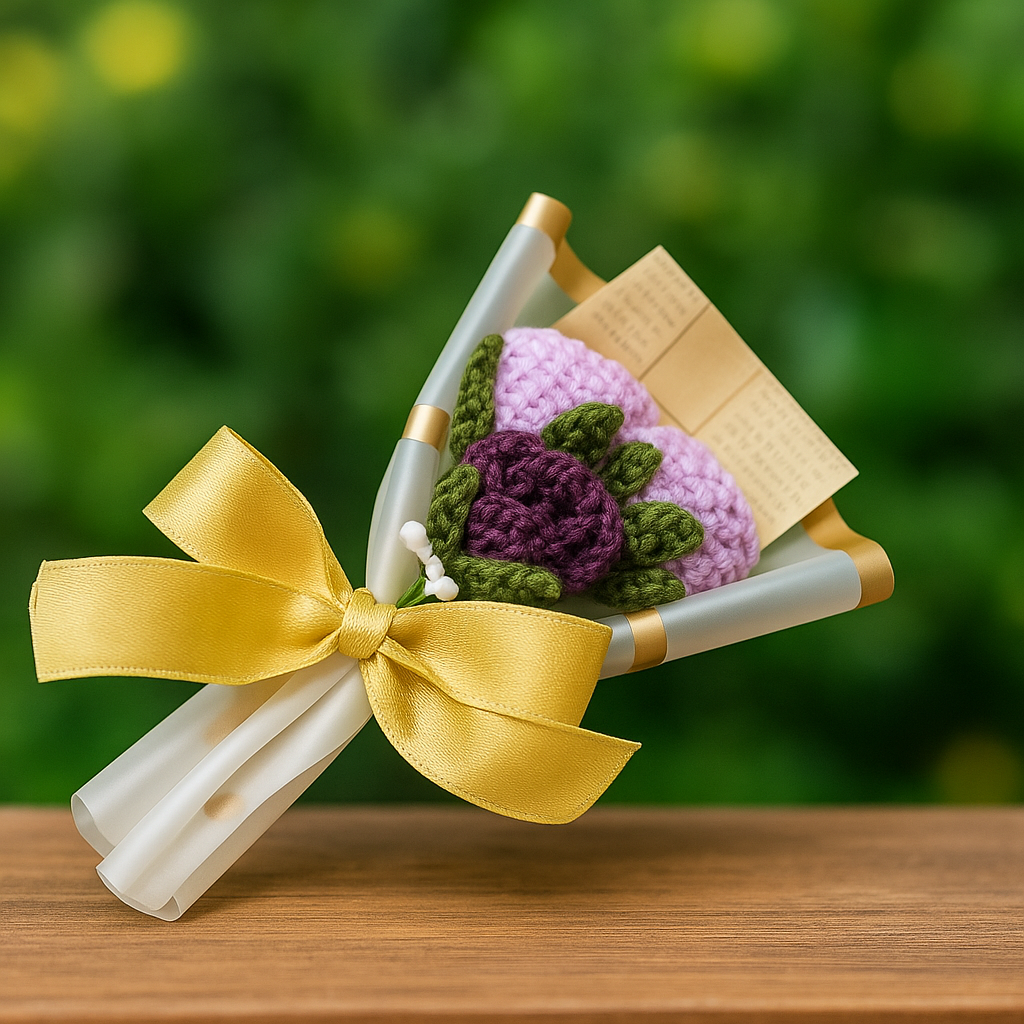 Mini Lavender Rose Bouquet