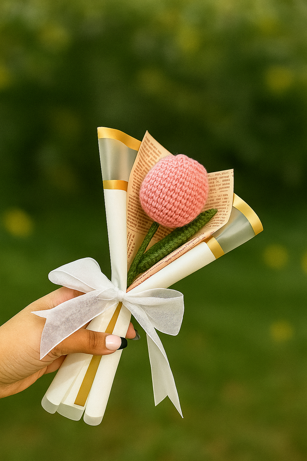 Single Tulip Bouquet