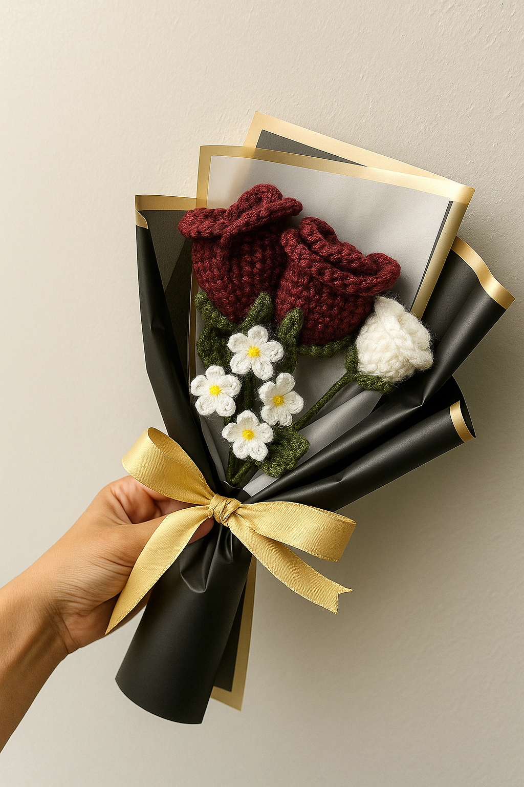 XL Maroon Rose Bouquet