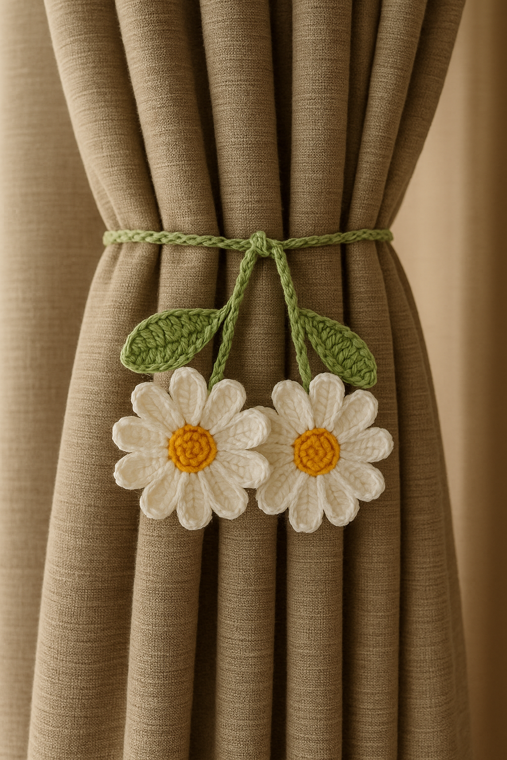 Daisy Curtain Tie