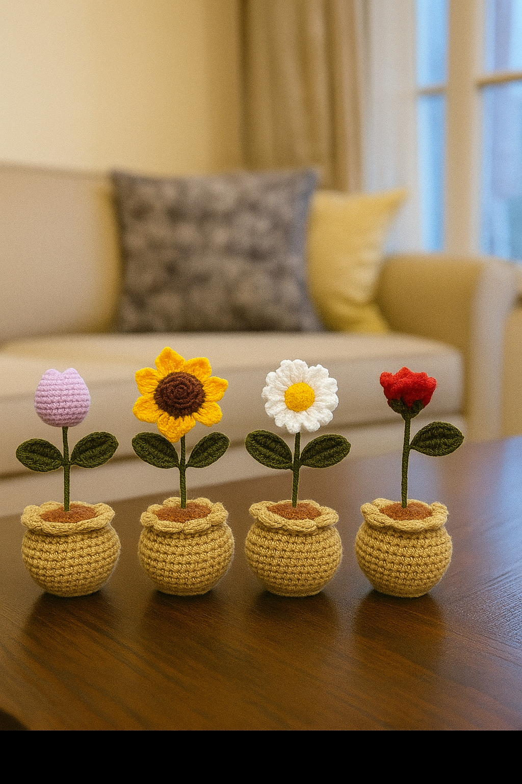 Set of Four Pots