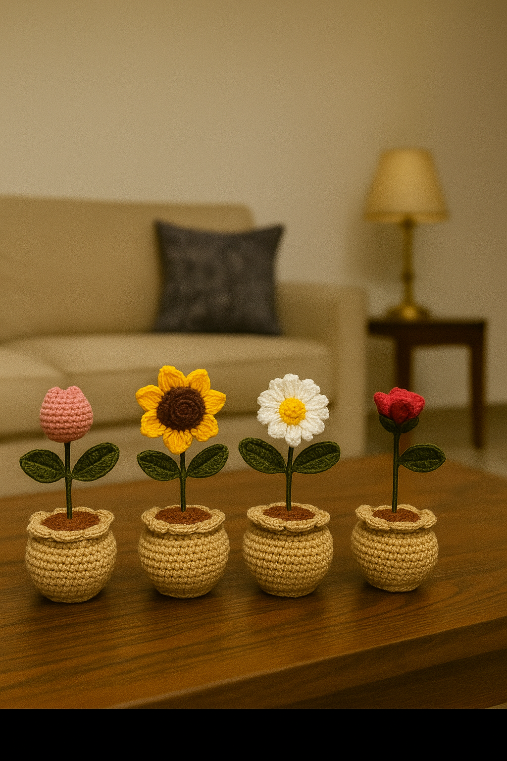 Set of Four Pots