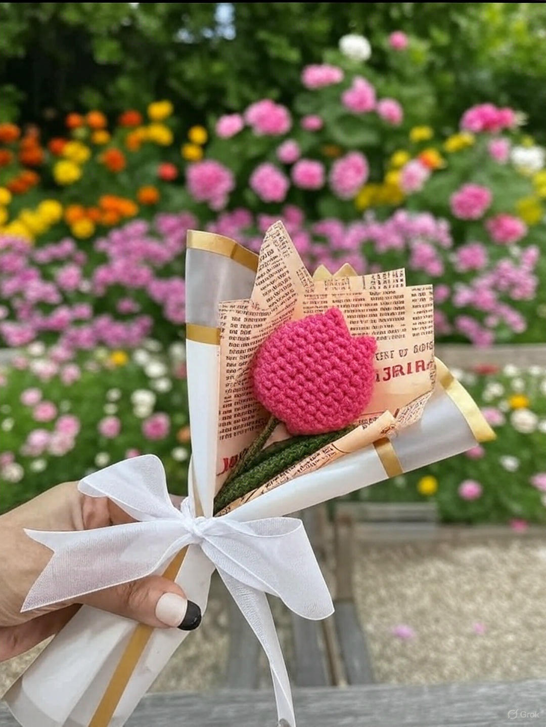 Single Tulip Bouquet