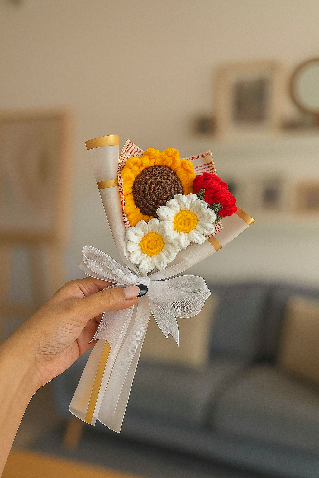 Sunflower Rose Daisy Bouquet