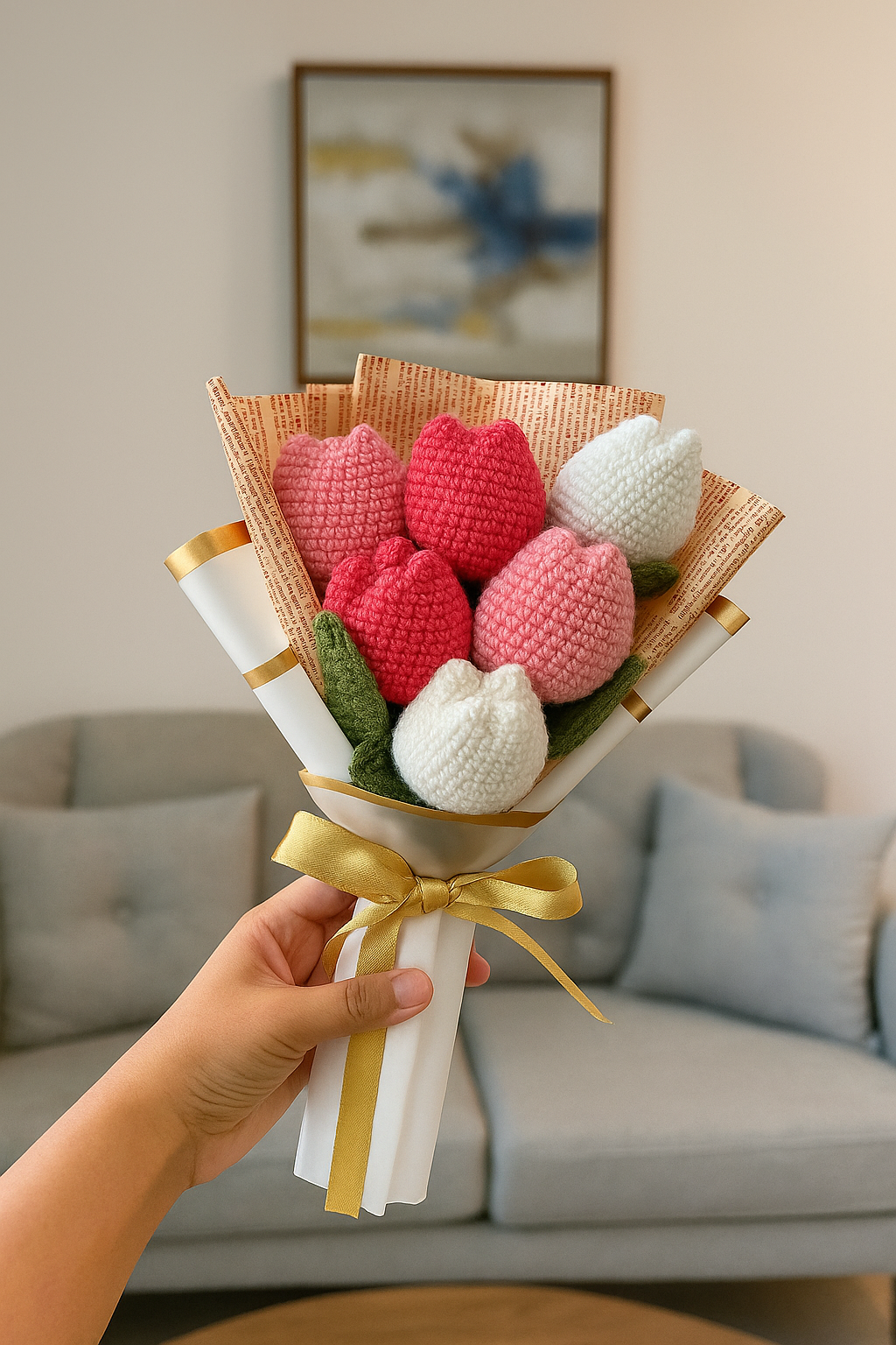 Pink Tulip Bouquet