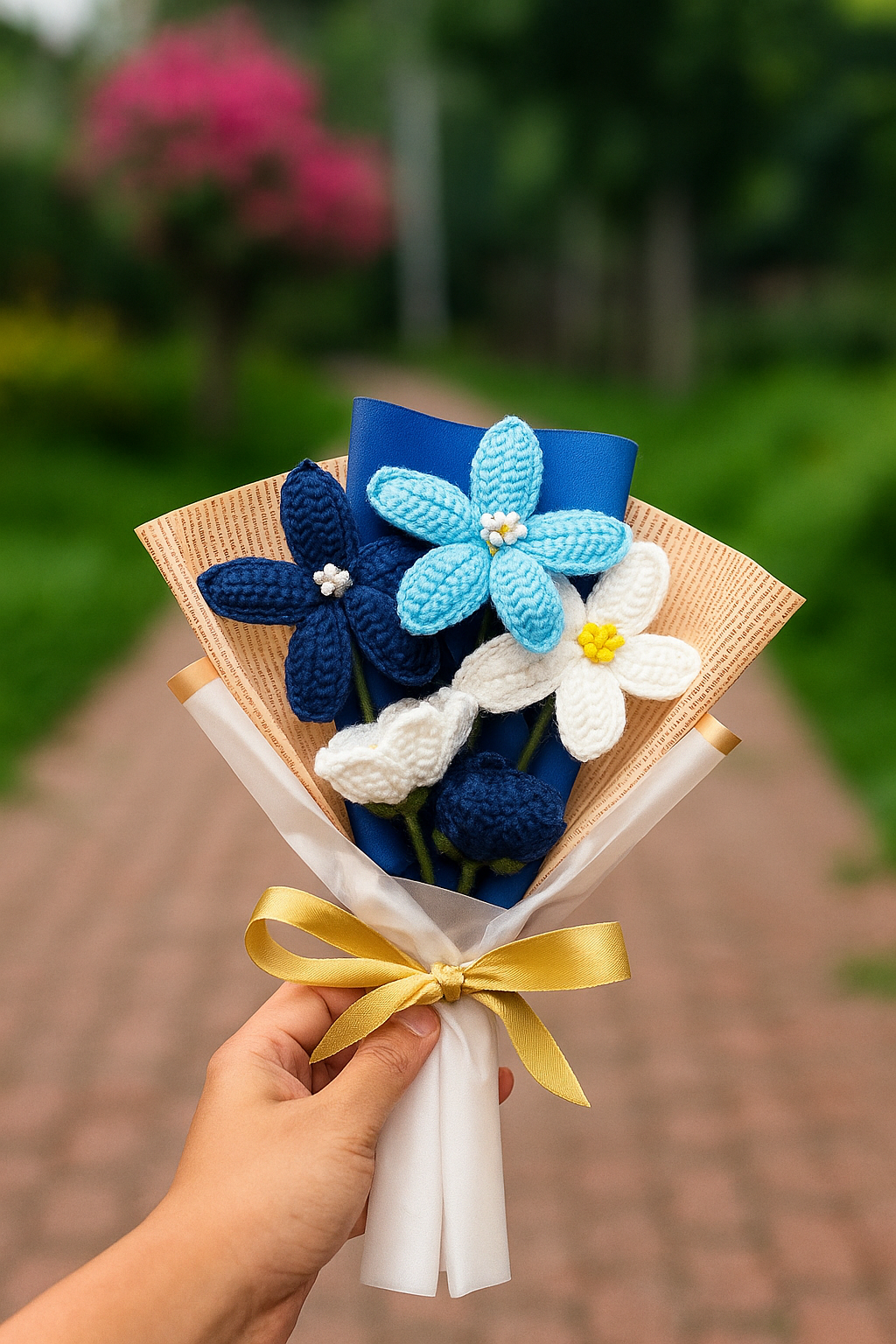 Blue Lily Bouquet