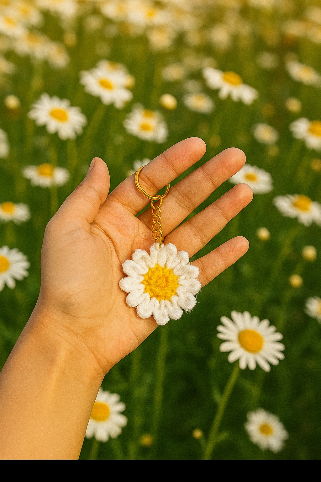 Daisy Keychain